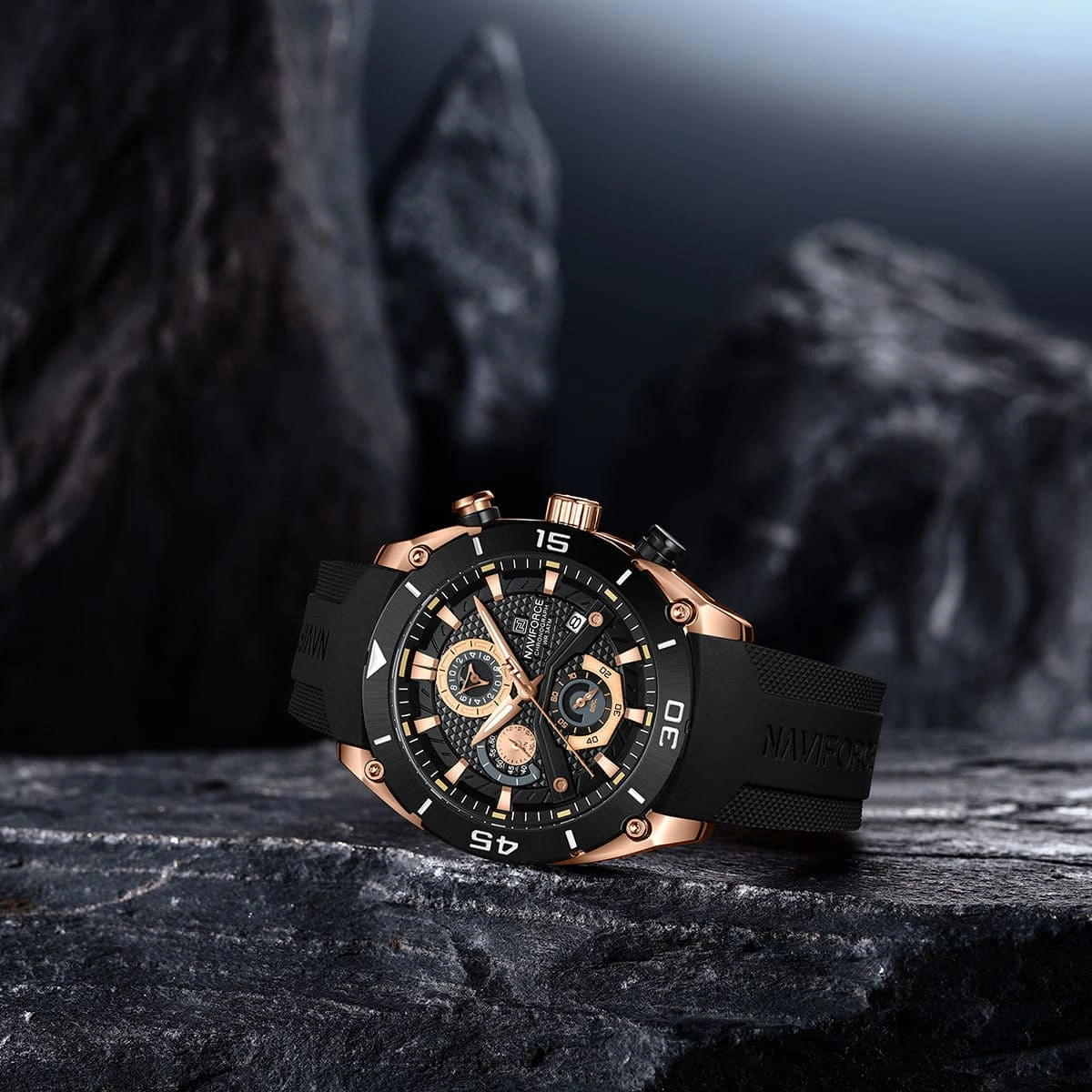 Naviforce Watch For Men NF8038-RG-B-B