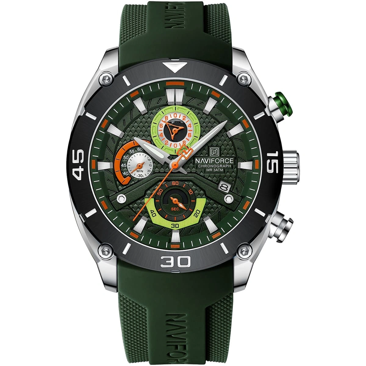 Naviforce Watch For Men NF8038-S-GN-GN