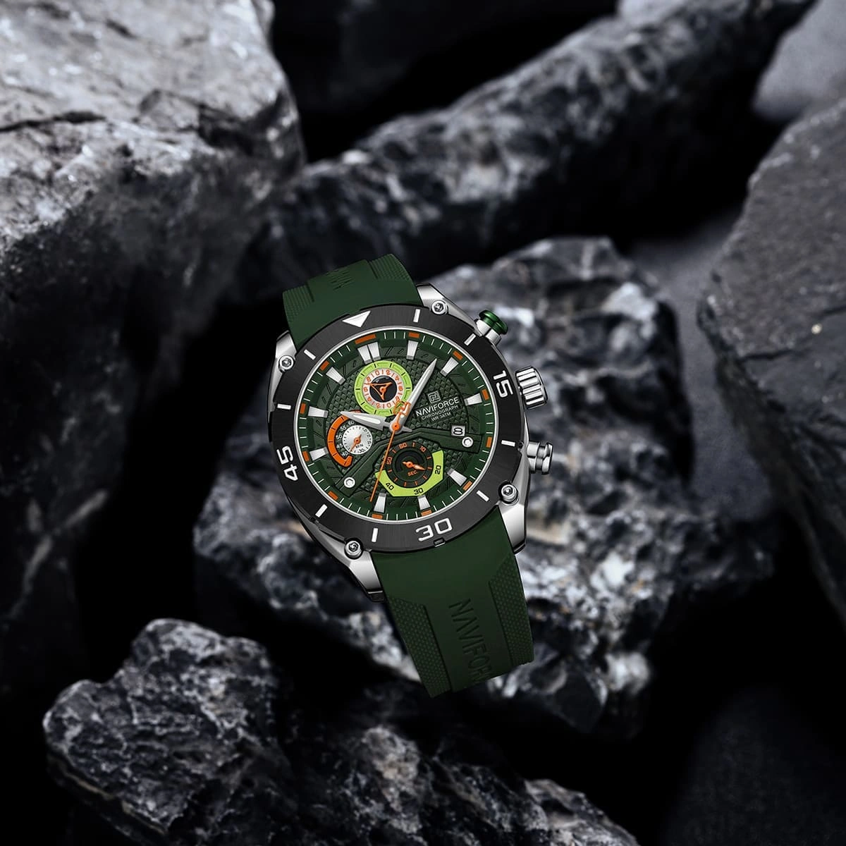 Naviforce Watch For Men NF8038-S-GN-GN