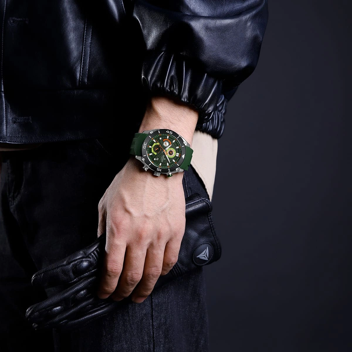 Naviforce Watch For Men NF8038-S-GN-GN