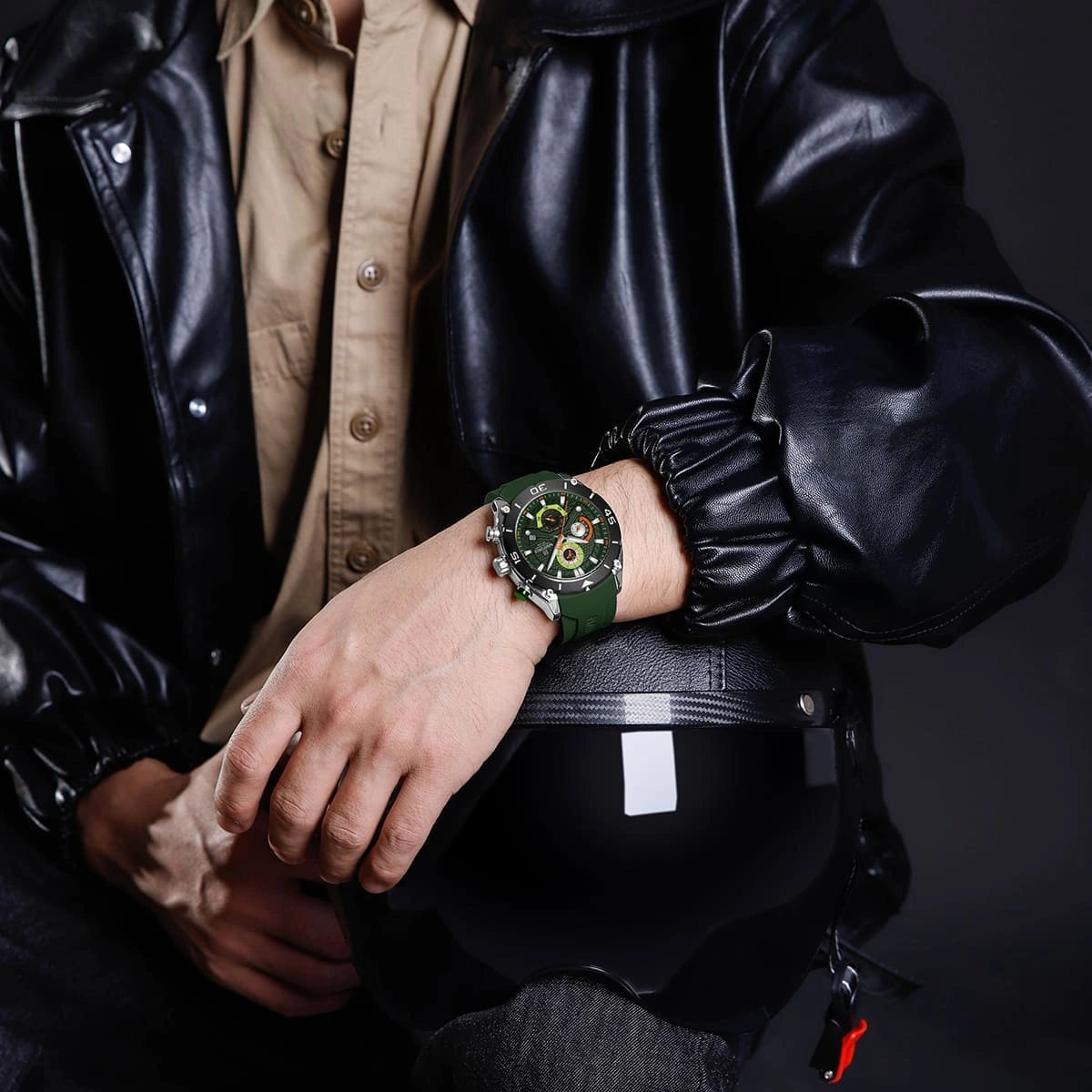 Naviforce Watch For Men NF8038-S-GN-GN