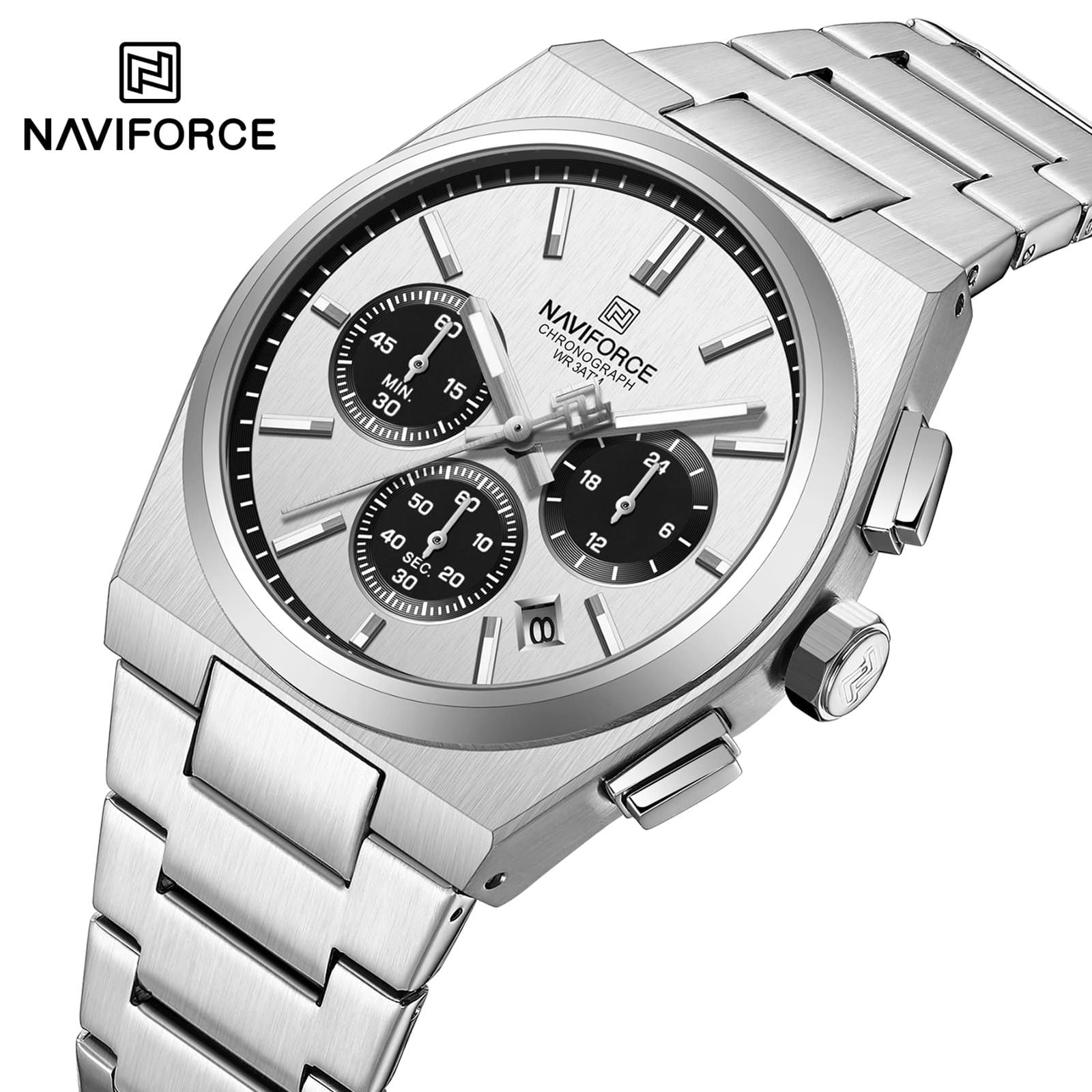 Naviforce Watch For Men NF8048 S-W-S