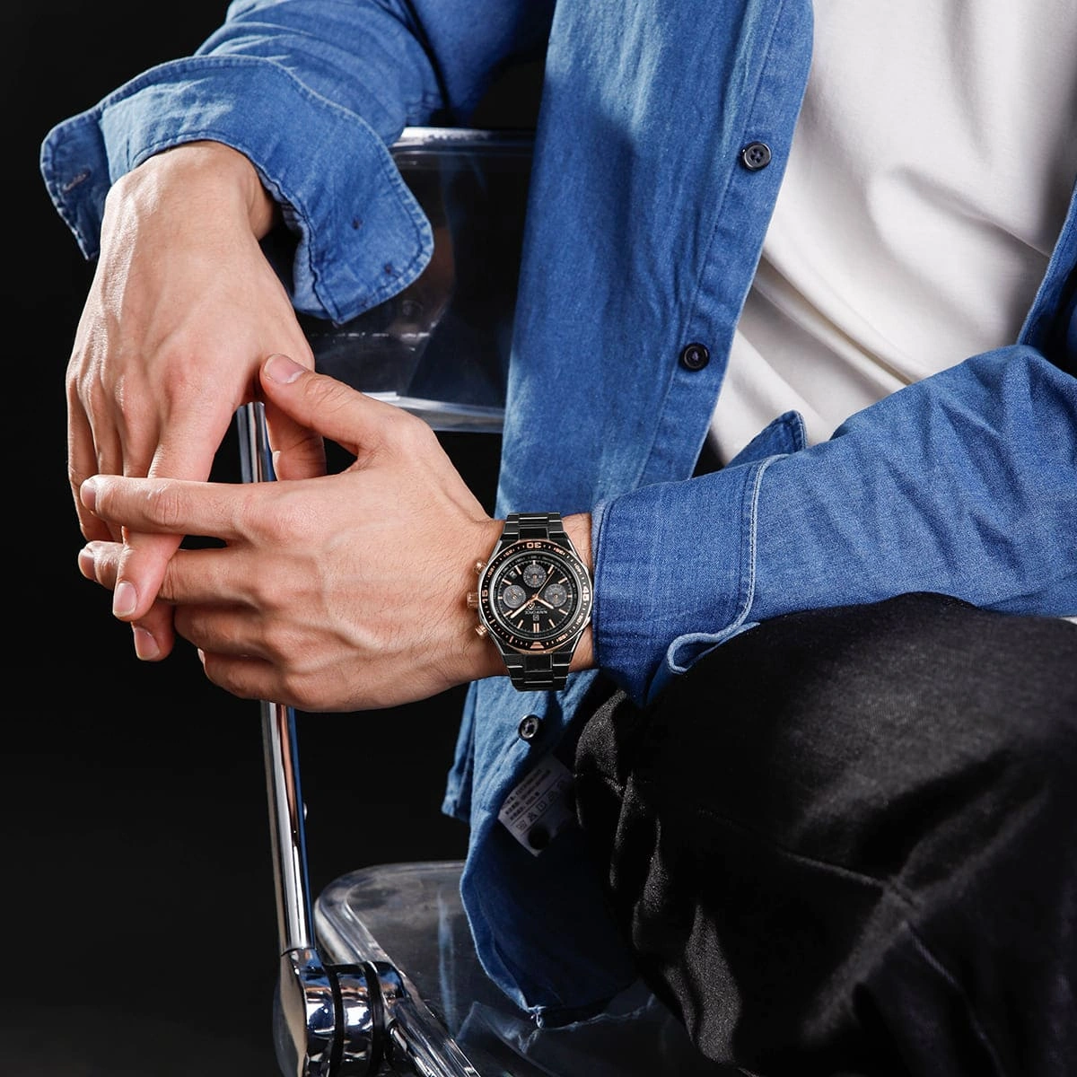Naviforce Watch For Men NF8049-B-RG-B