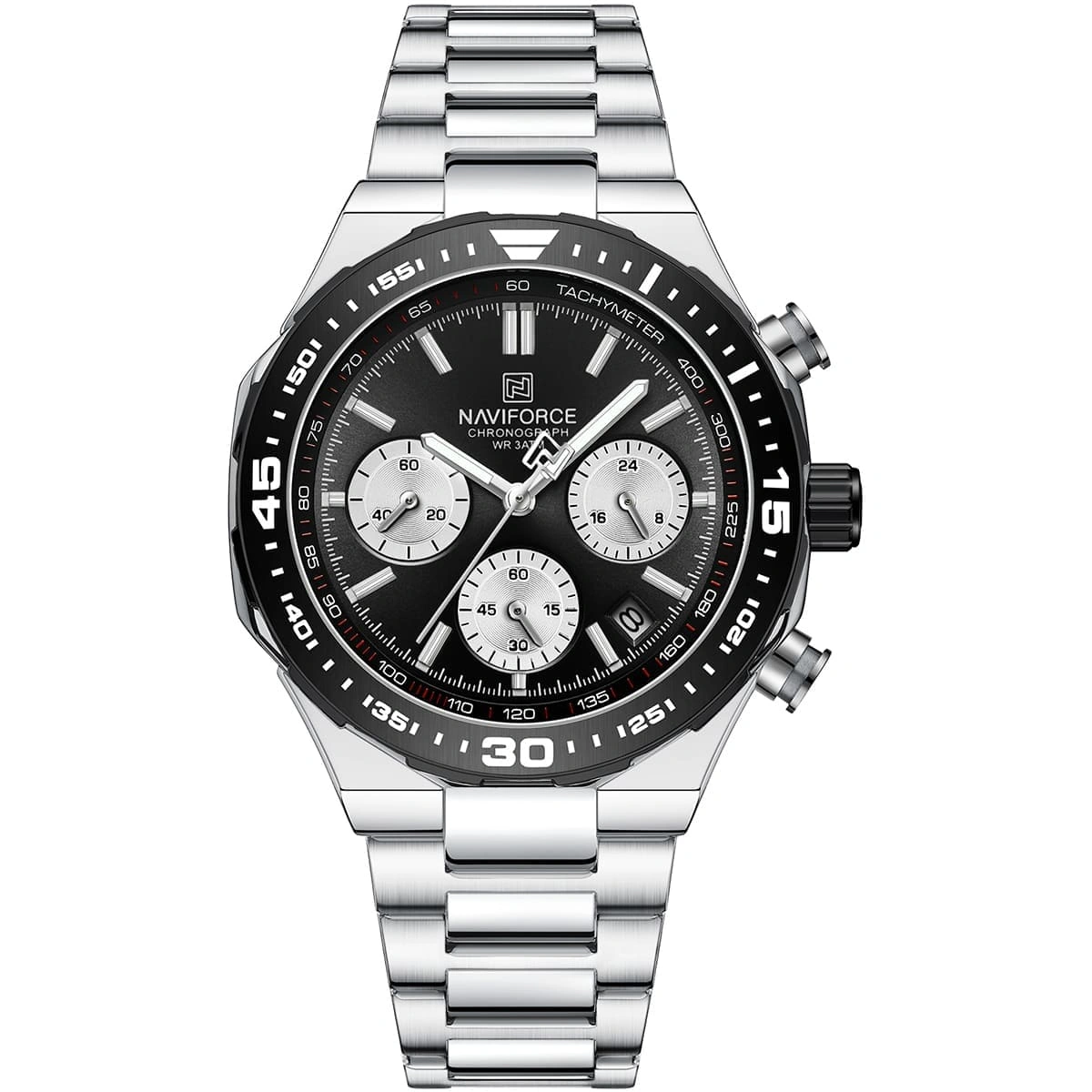 Naviforce Watch For Men NF8049-S-B-S