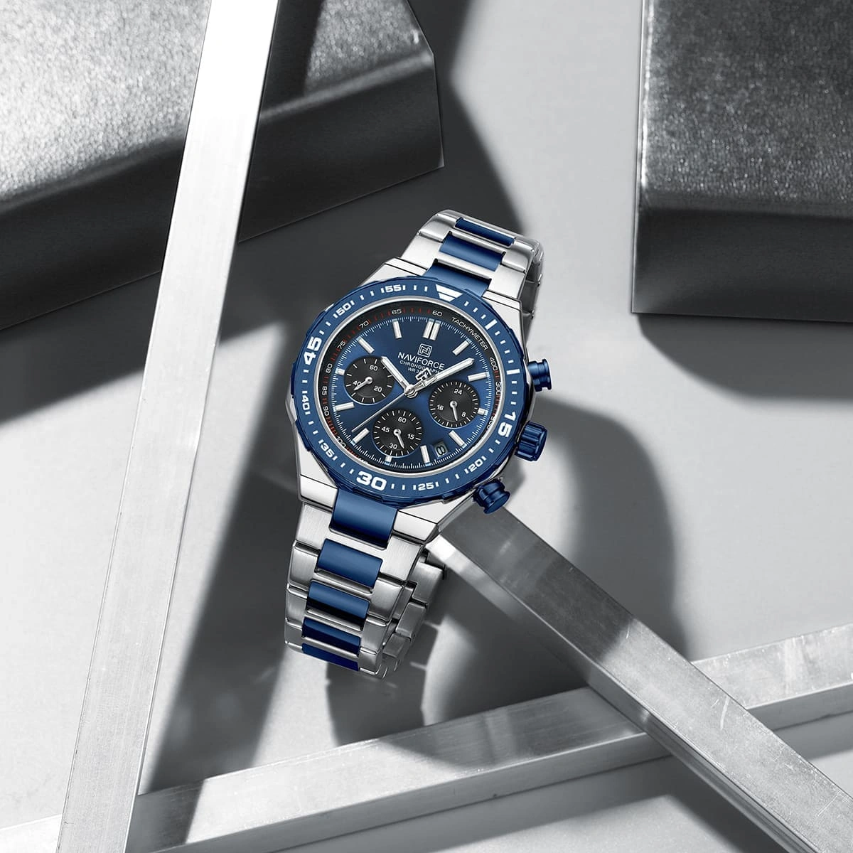 Naviforce Watch For Men NF8049-S-BE-S