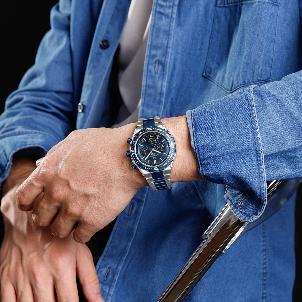 Naviforce Watch For Men NF8049-S-BE-S