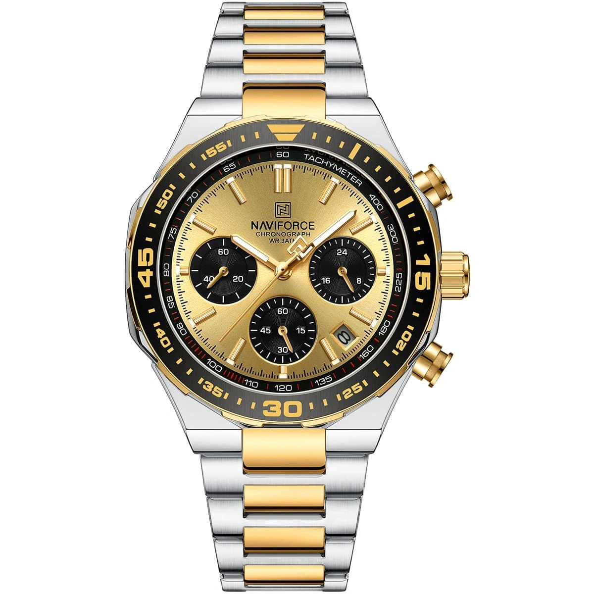 Naviforce Watch For Men NF8049-S-G-G