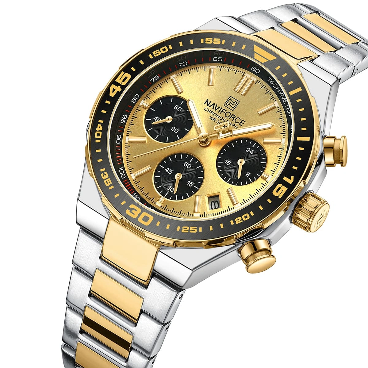 Naviforce Watch For Men NF8049-S-G-G