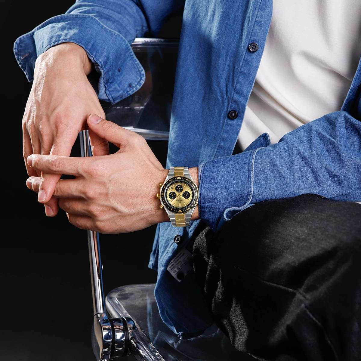 Naviforce Watch For Men NF8049-S-G-G