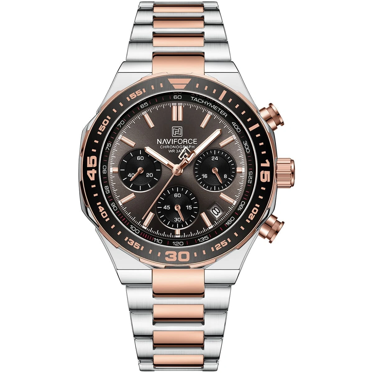 Naviforce Watch For Men NF8049-S-GY-RG