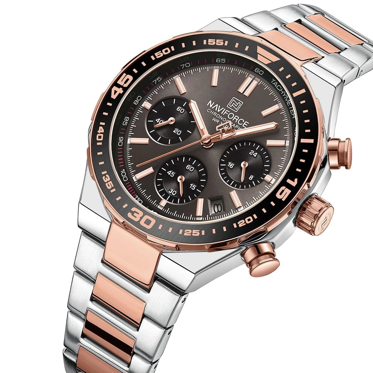 Naviforce Watch For Men NF8049-S-GY-RG