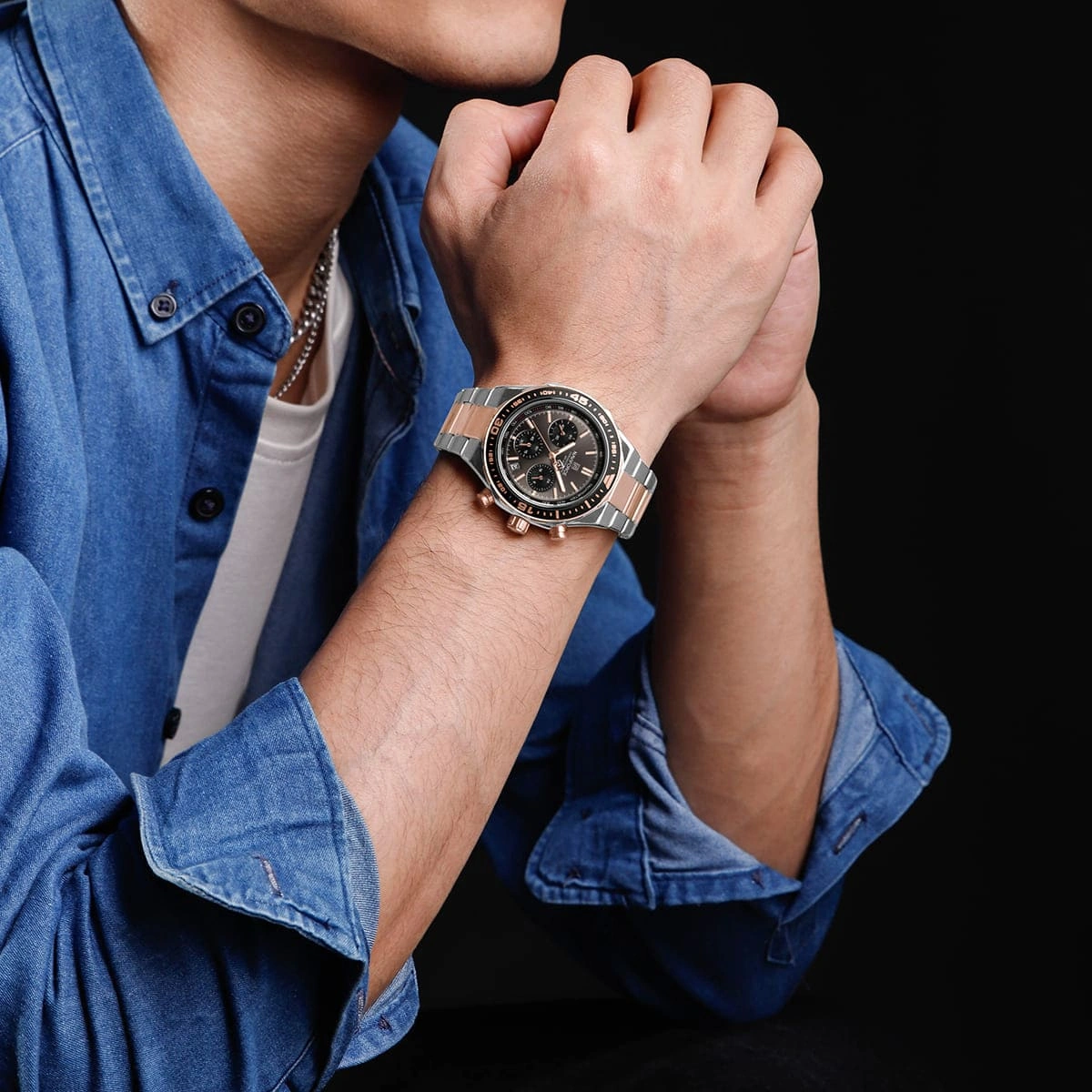 Naviforce Watch For Men NF8049-S-GY-RG