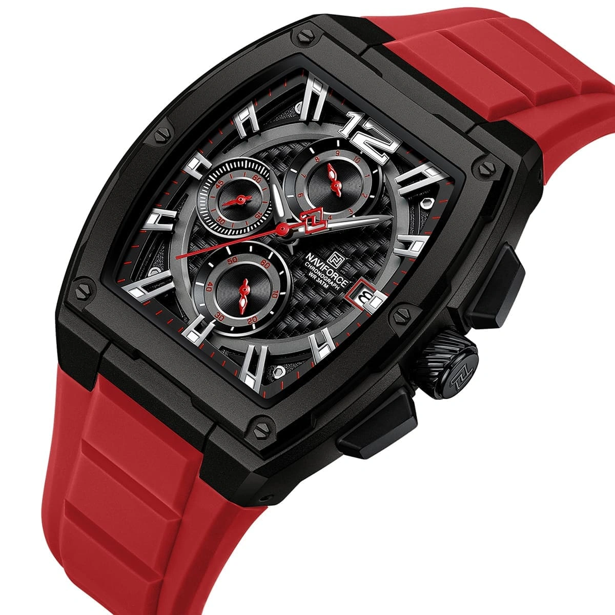 Naviforce Watch For Men NF8050-B-B-R