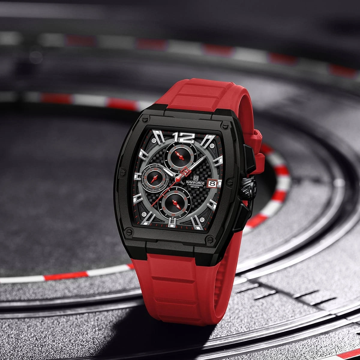 Naviforce Watch For Men NF8050-B-B-R