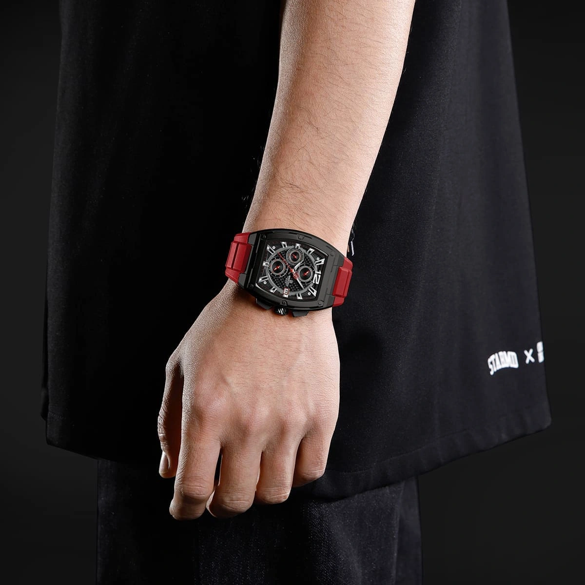 Naviforce Watch For Men NF8050-B-B-R
