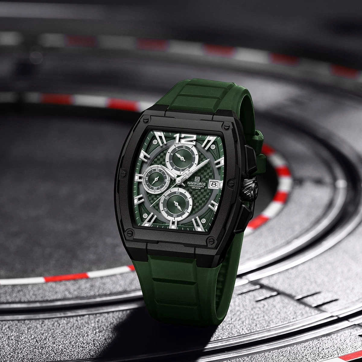 Naviforce Watch For Men NF8050-B-GN-GN