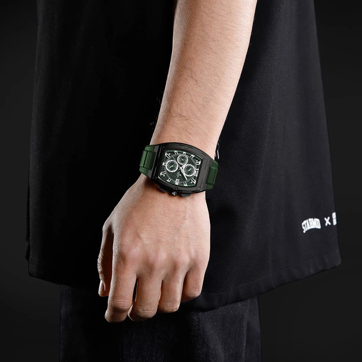 Naviforce Watch For Men NF8050-B-GN-GN