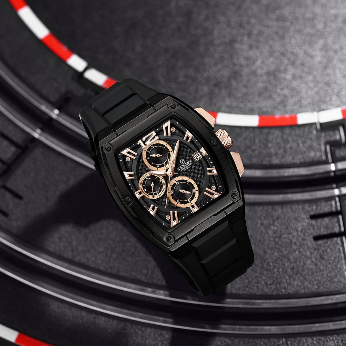 Naviforce Watch For Men NF8050-B-RG-B