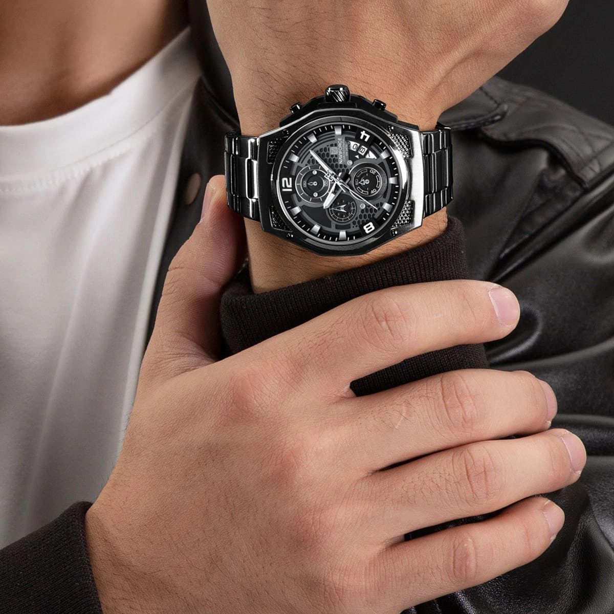 Naviforce Watch For Men NF8051S-B-B-B