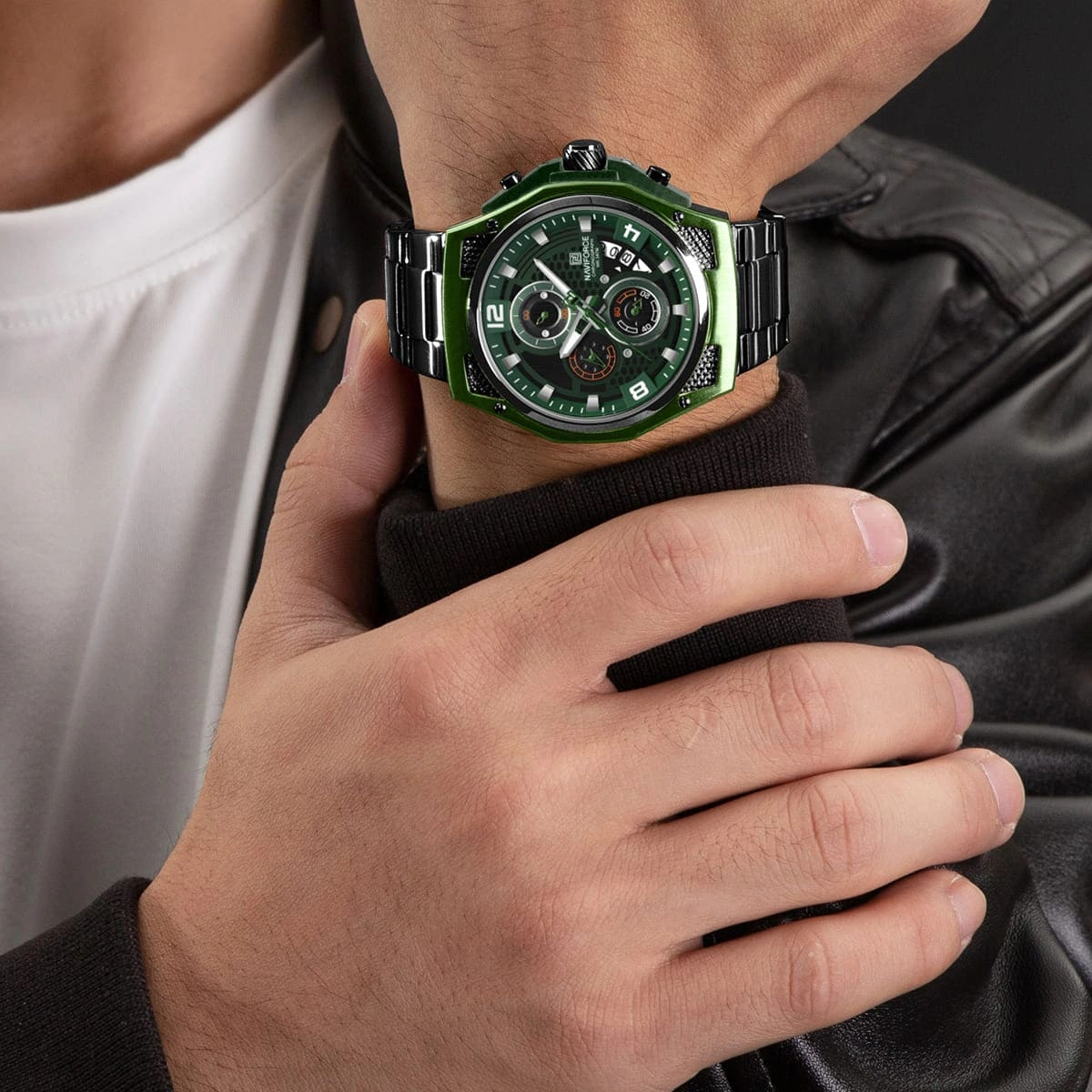 Naviforce Watch For Men NF8051S-B-GN-B