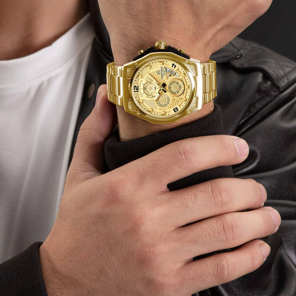 Naviforce Watch For Men NF8051S-G-G-G