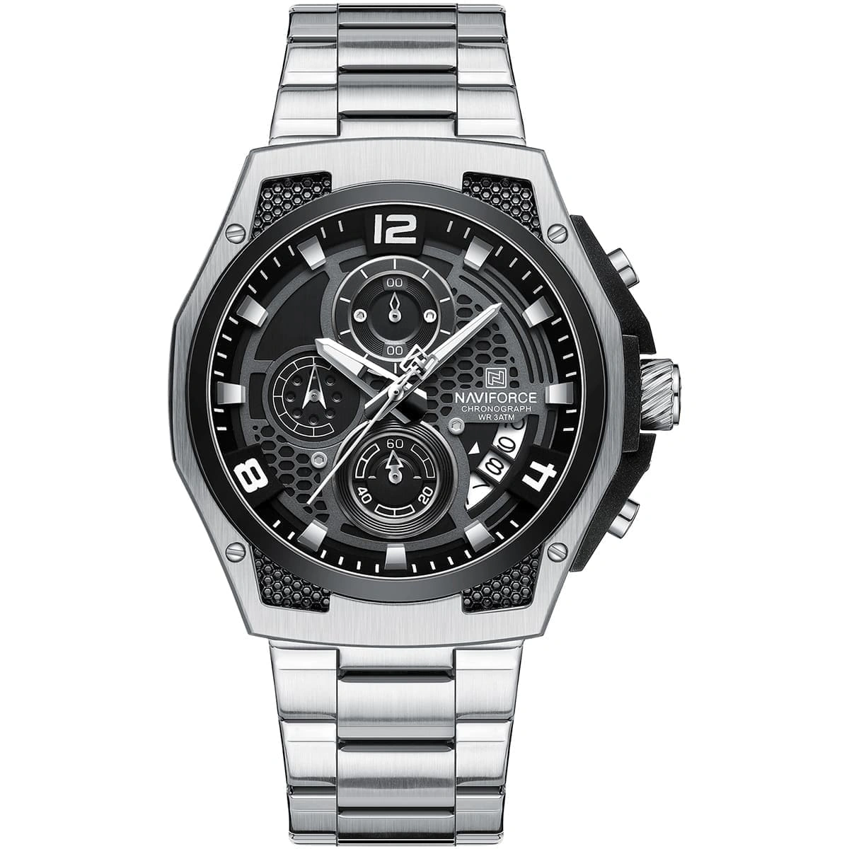 Naviforce Watch For Men NF8051S-S-B-S