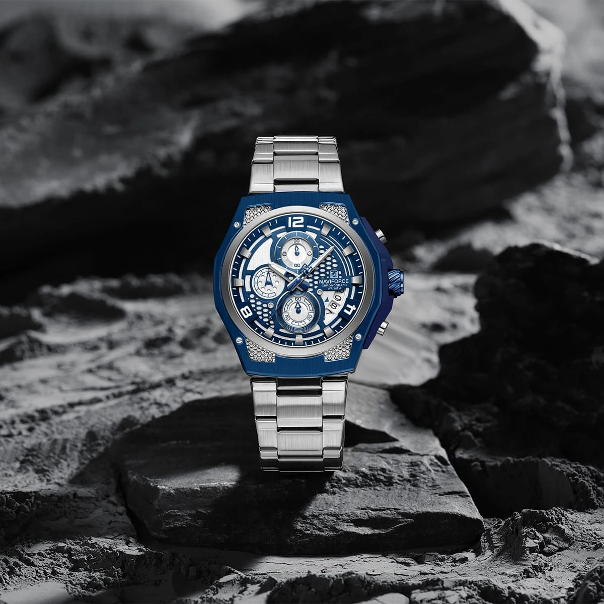Naviforce Watch For Men NF8051S-S-BE-S