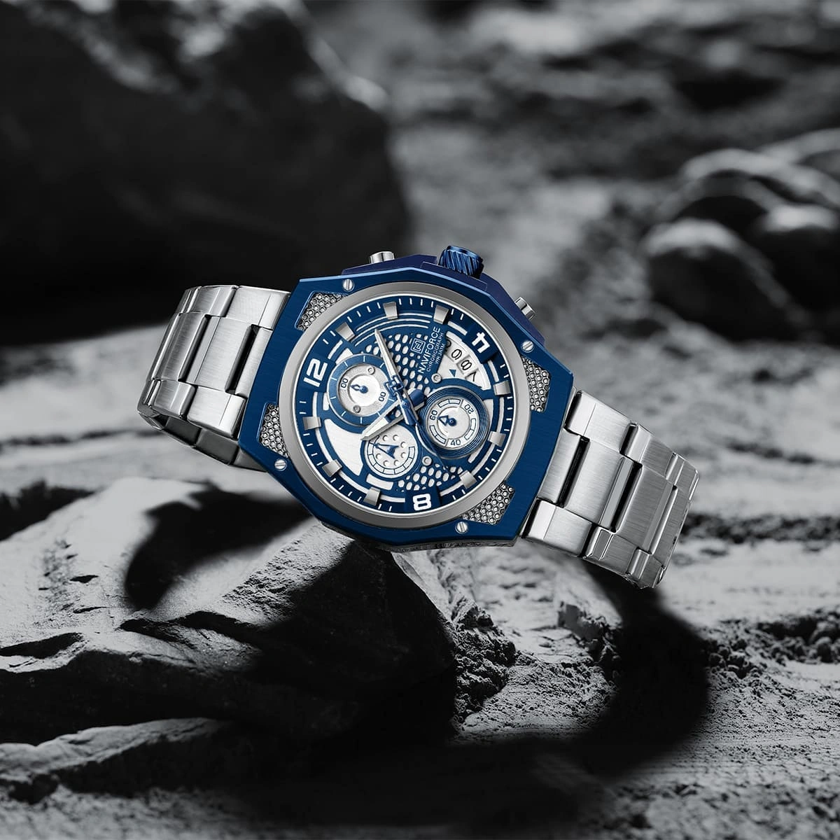 Naviforce Watch For Men NF8051S-S-BE-S