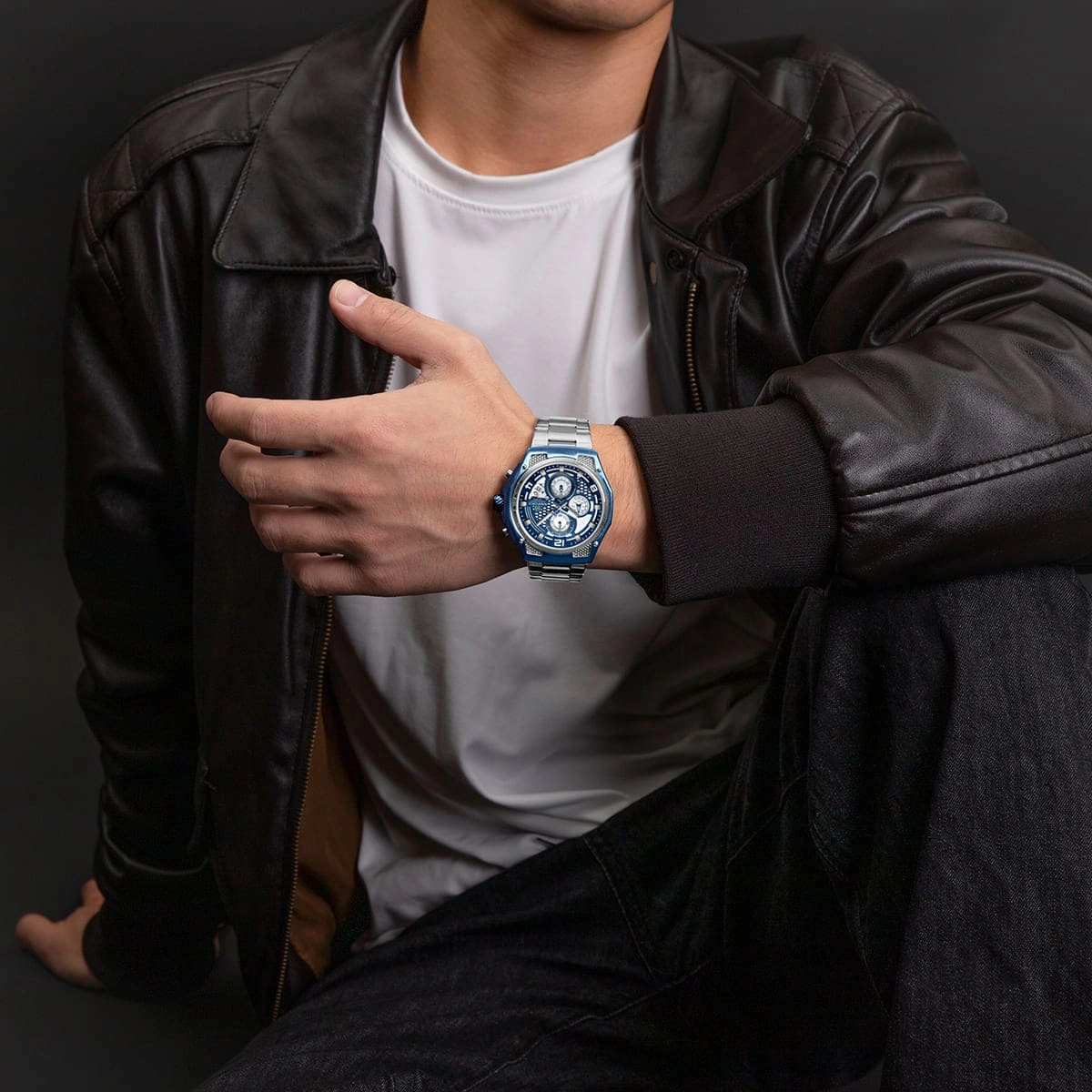 Naviforce Watch For Men NF8051S-S-BE-S
