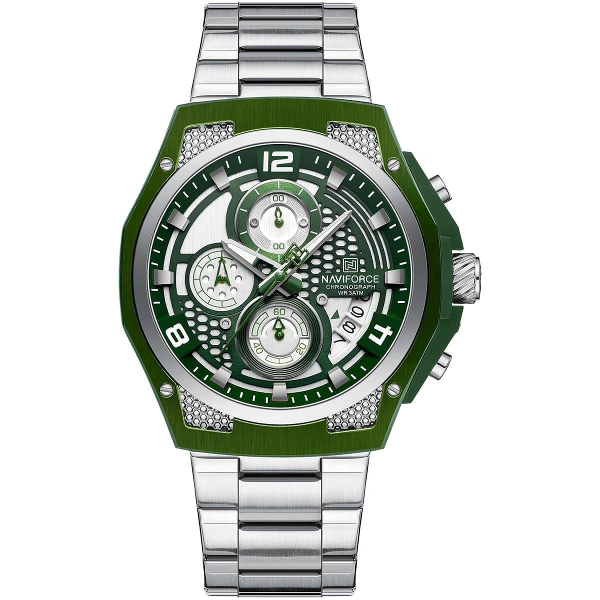 Naviforce Watch For Men NF8051S-S-GN-S