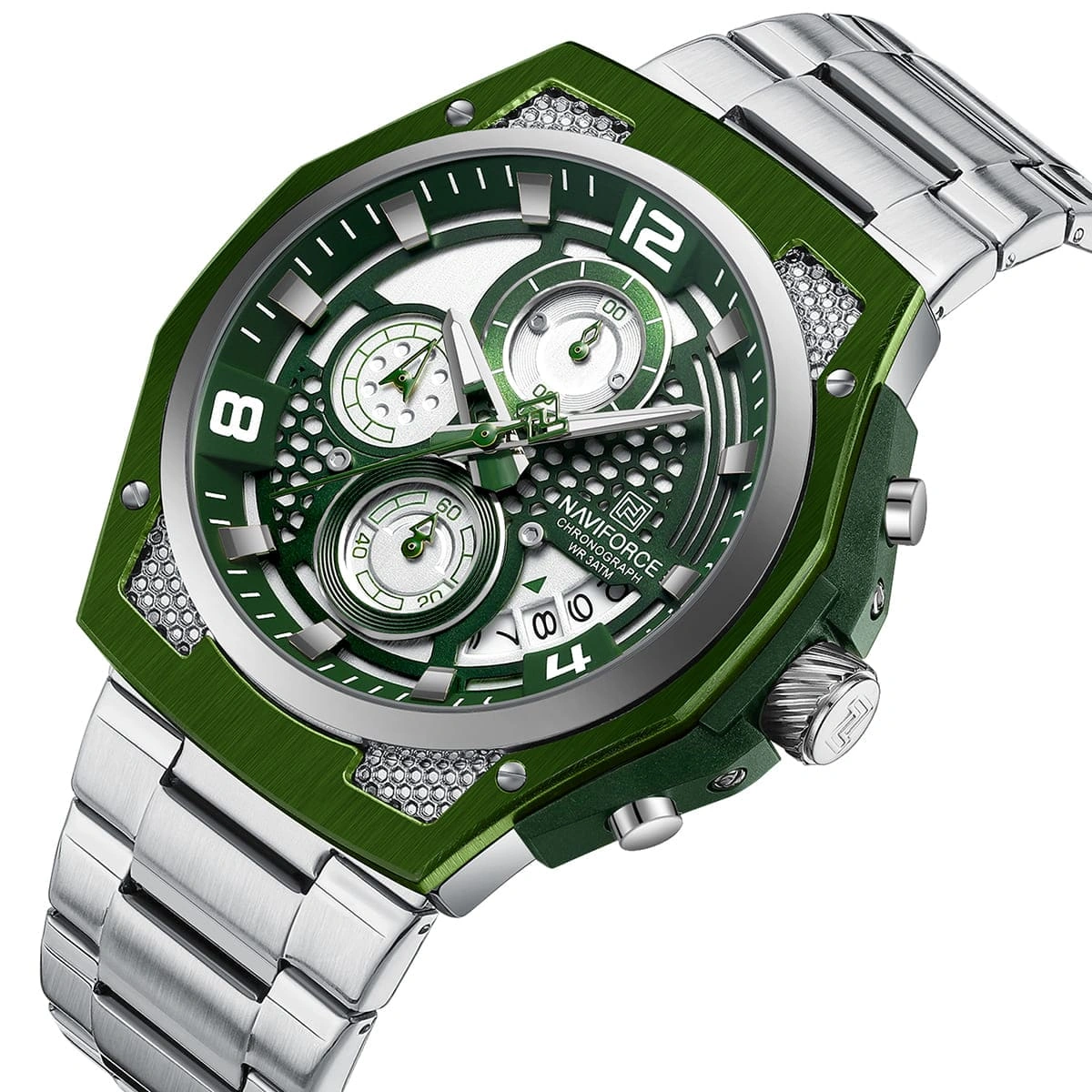 Naviforce Watch For Men NF8051S-S-GN-S