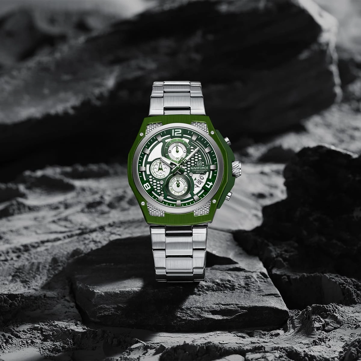 Naviforce Watch For Men NF8051S-S-GN-S