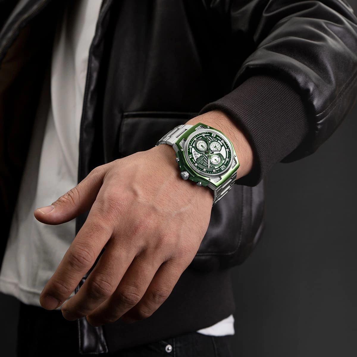 Naviforce Watch For Men NF8051S-S-GN-S