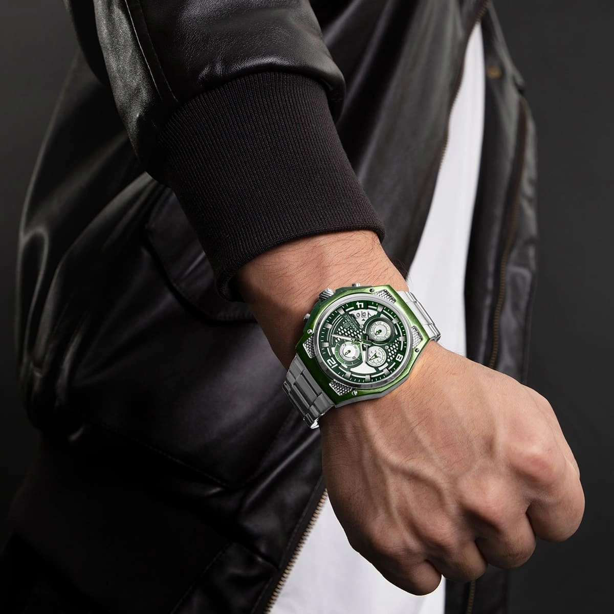 Naviforce Watch For Men NF8051S-S-GN-S