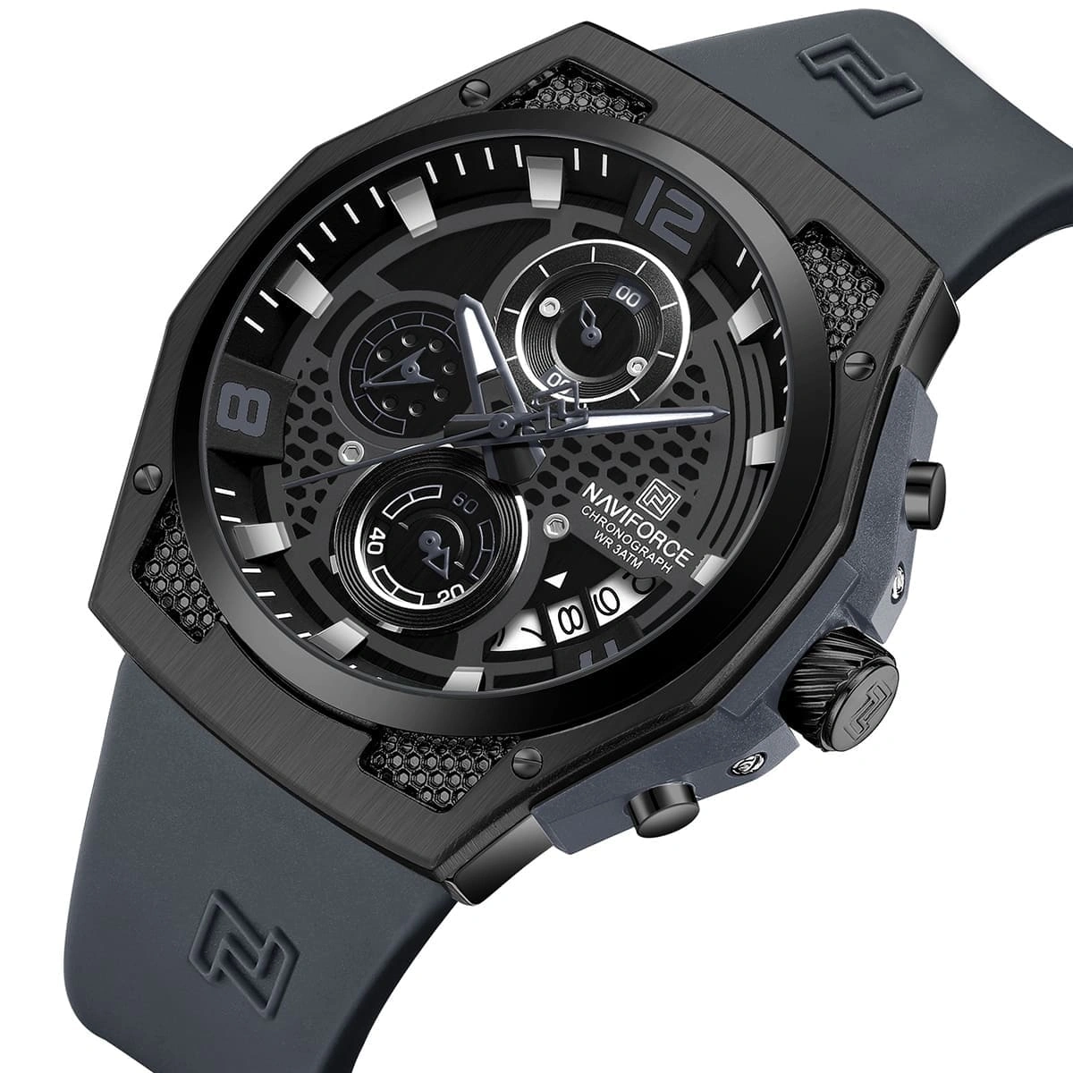 Naviforce Watch For Men NF8051T-B-B-GY
