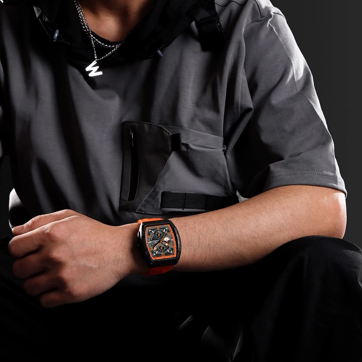 Naviforce Watch For Men NF8052-B-O-O