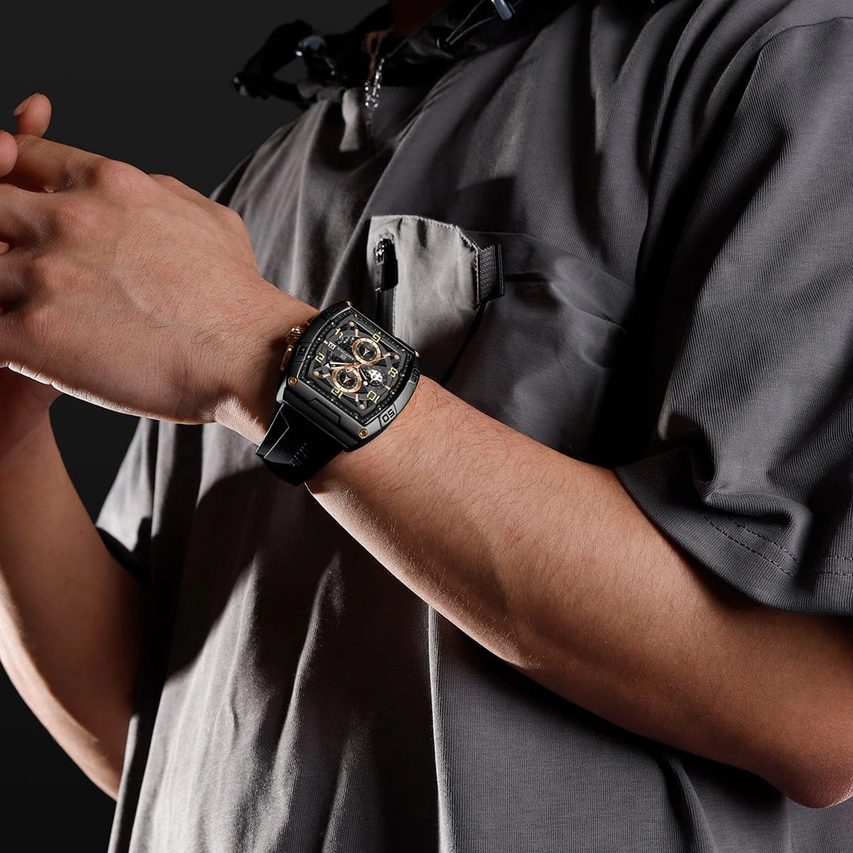 Naviforce Watch For Men NF8052-B-RG-B