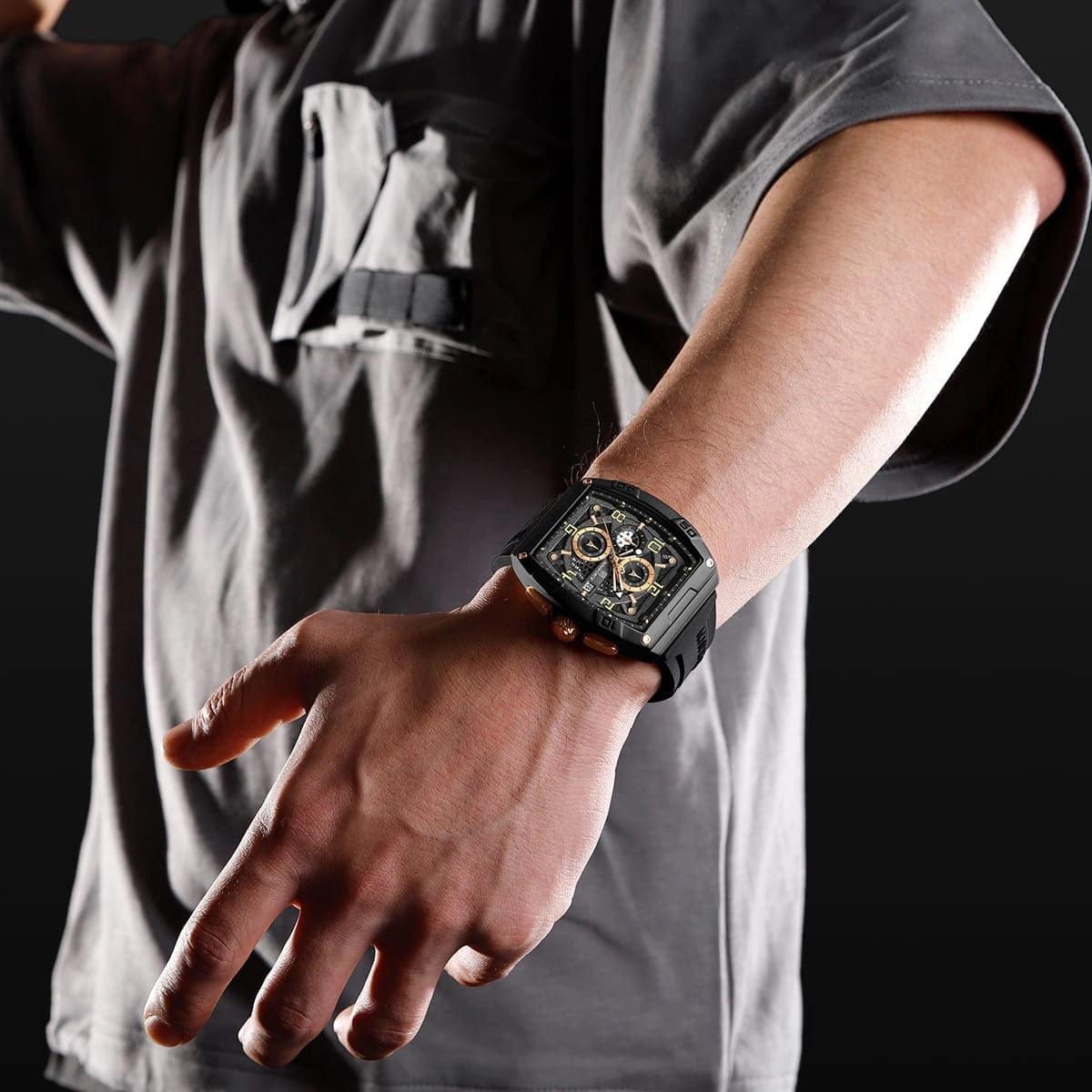 Naviforce Watch For Men NF8052-B-RG-B