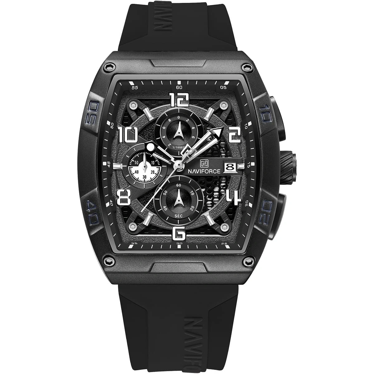 Naviforce Watch For Men NF8052-B-W-B