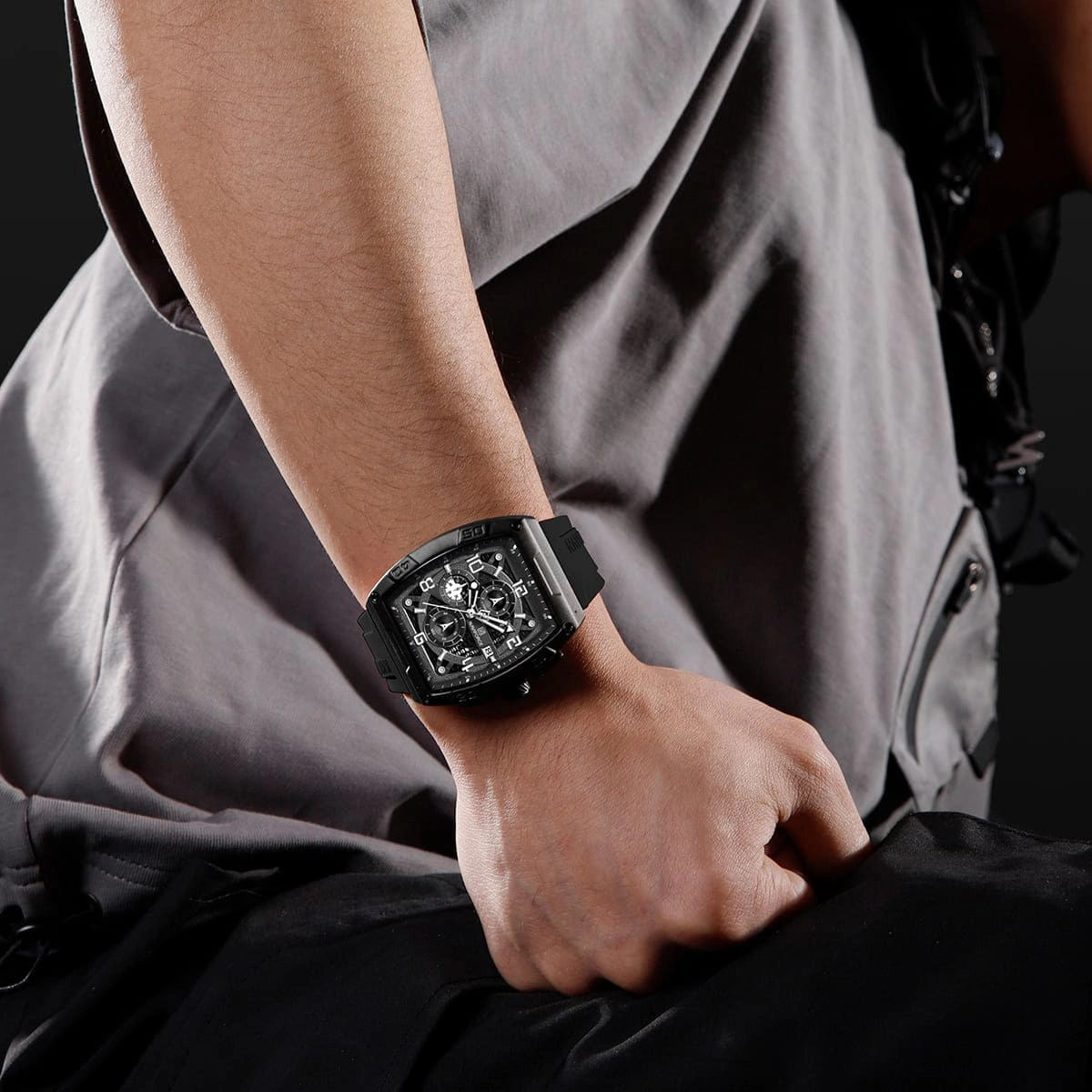 Naviforce Watch For Men NF8052-B-W-B