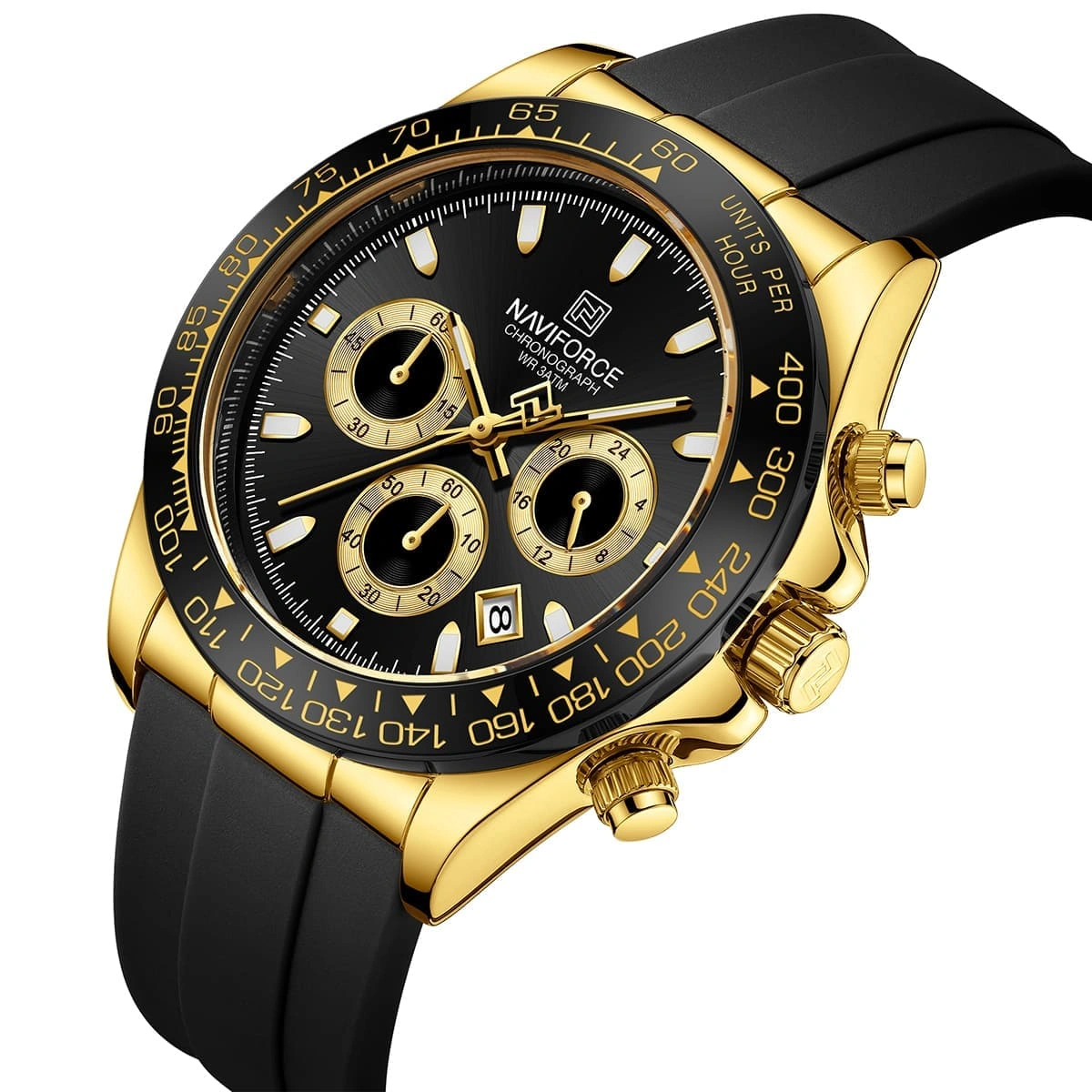 Naviforce Watch For Men NF8054-G-B-B
