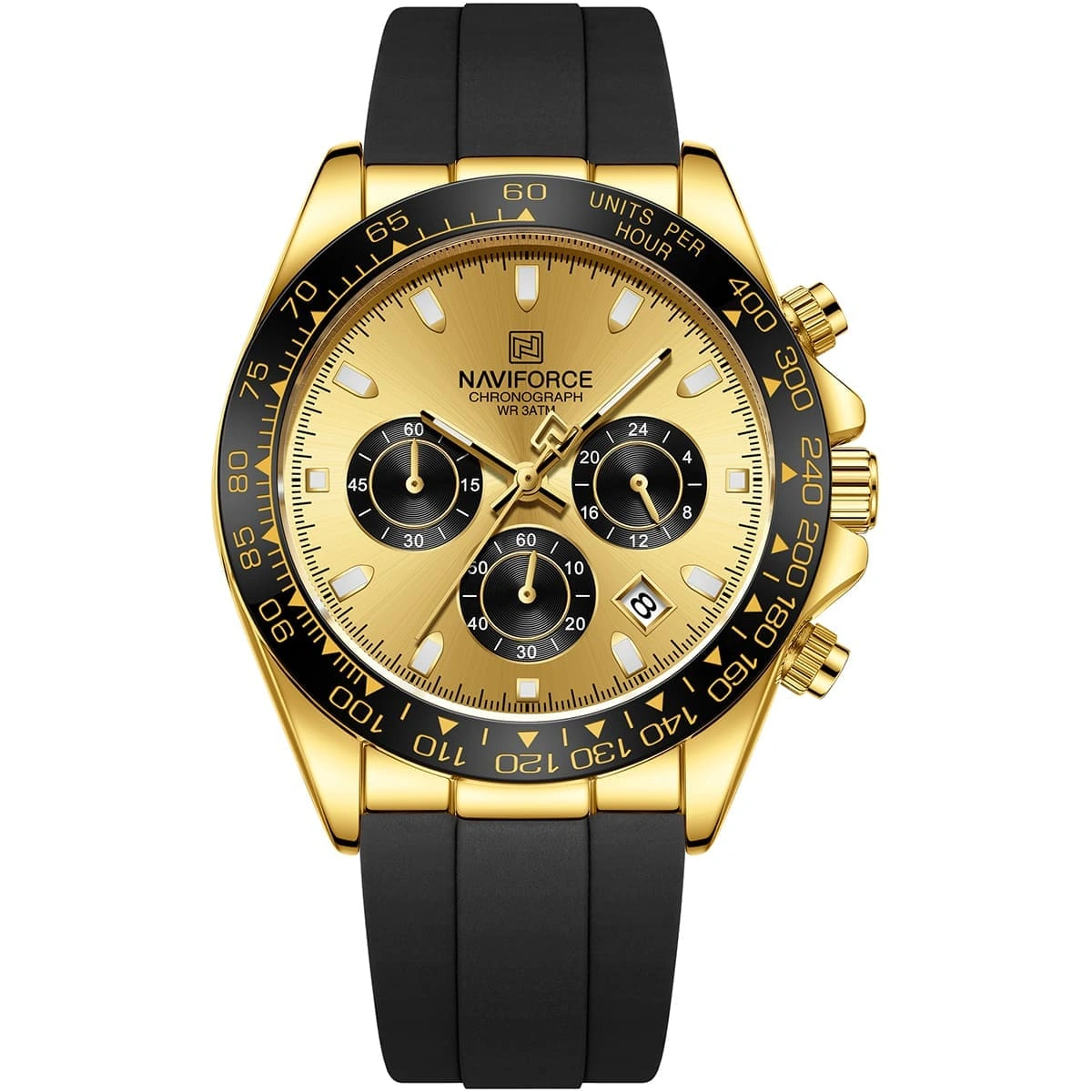 Naviforce Watch For Men NF8054-G-G-B