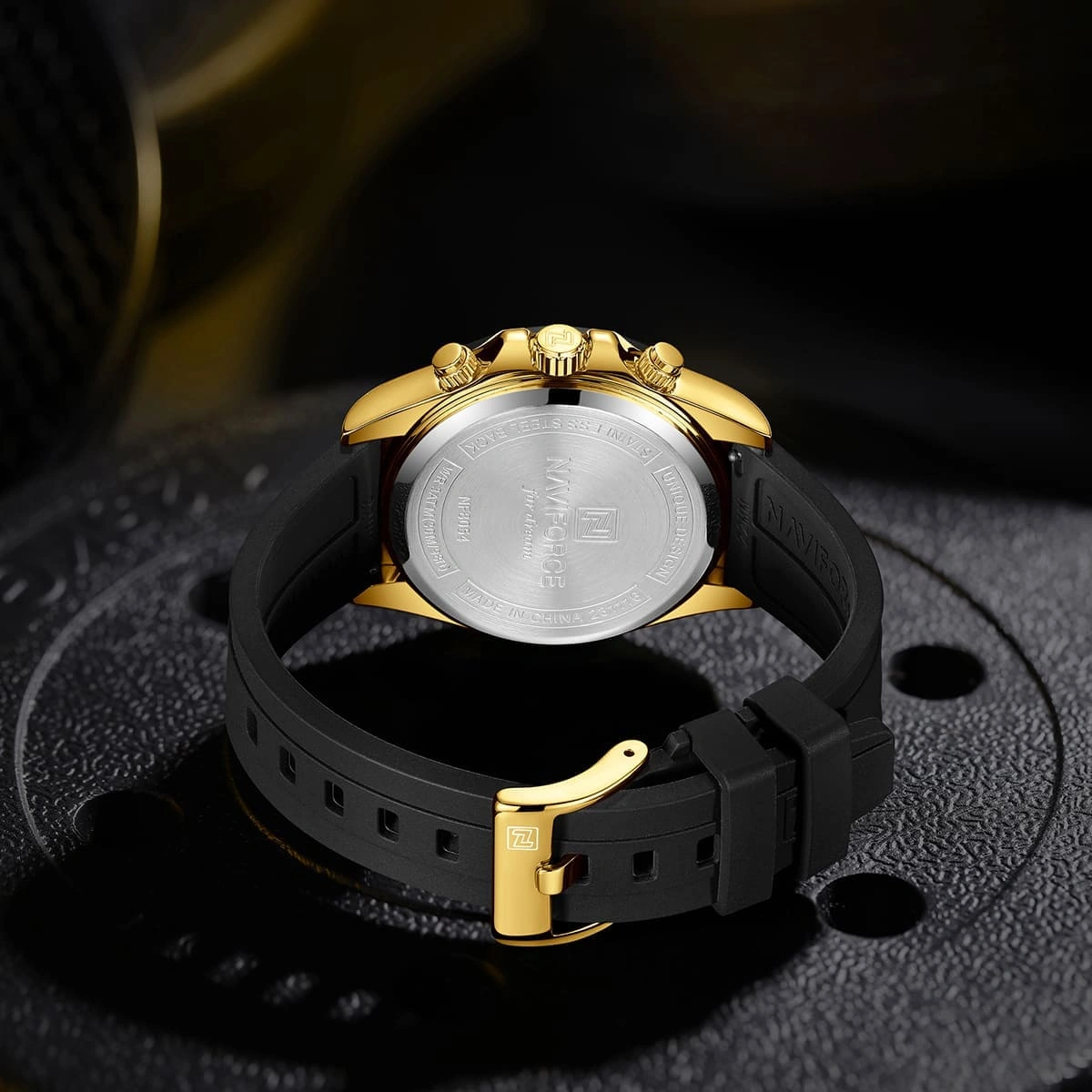 Naviforce Watch For Men NF8054-G-G-B