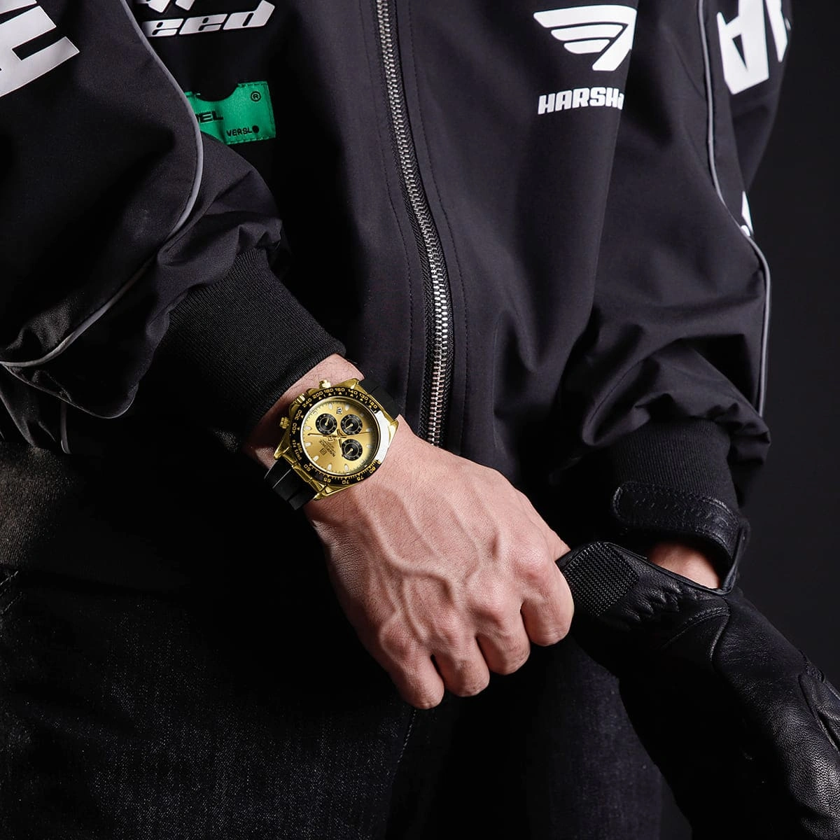 Naviforce Watch For Men NF8054-G-G-B
