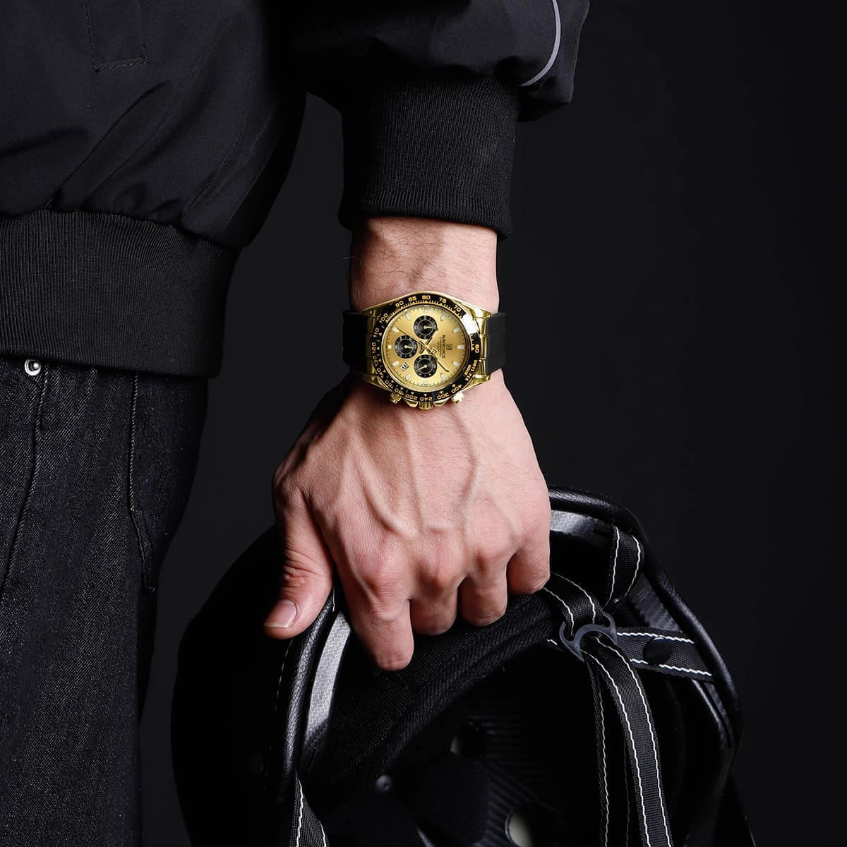 Naviforce Watch For Men NF8054-G-G-B
