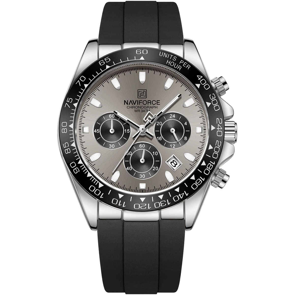 Naviforce Watch For Men NF8054-S-GY-B