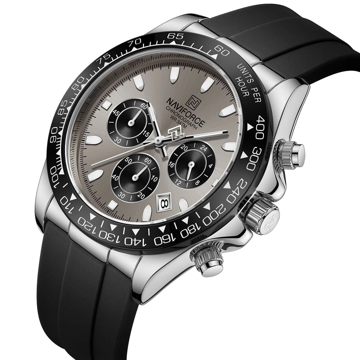 Naviforce Watch For Men NF8054-S-GY-B