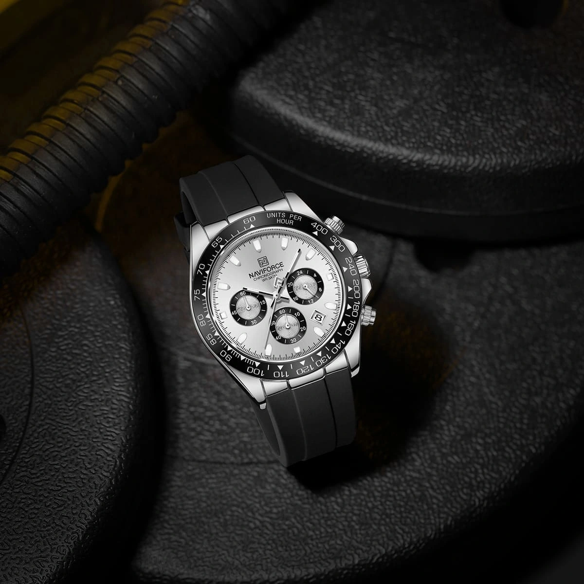 Naviforce Watch For Men NF8054-S-W-B