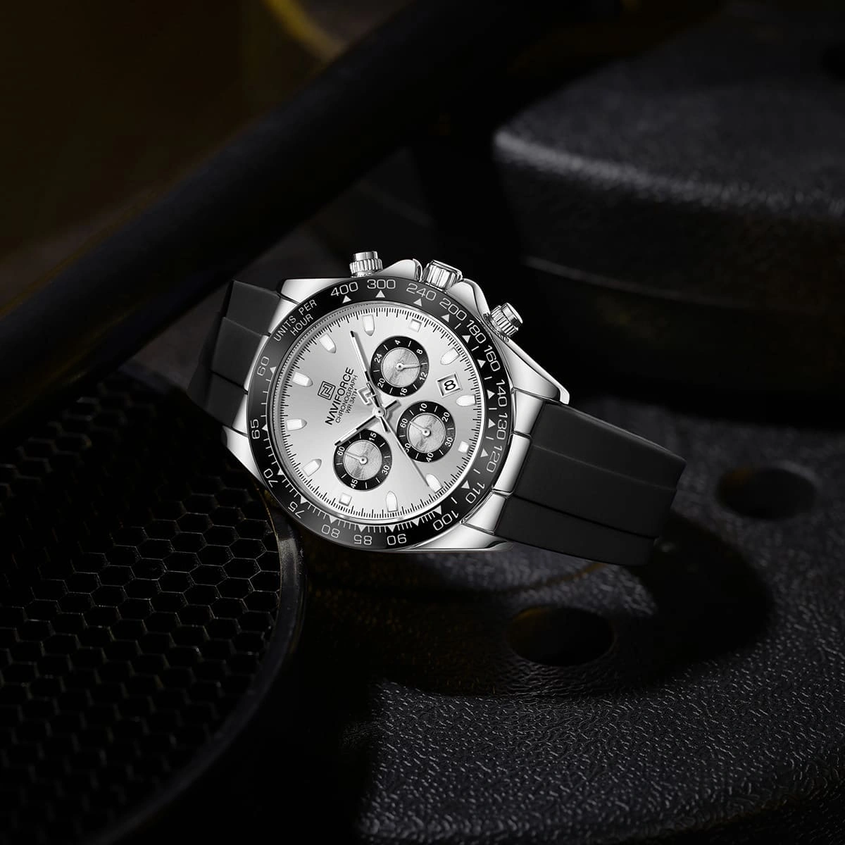 Naviforce Watch For Men NF8054-S-W-B