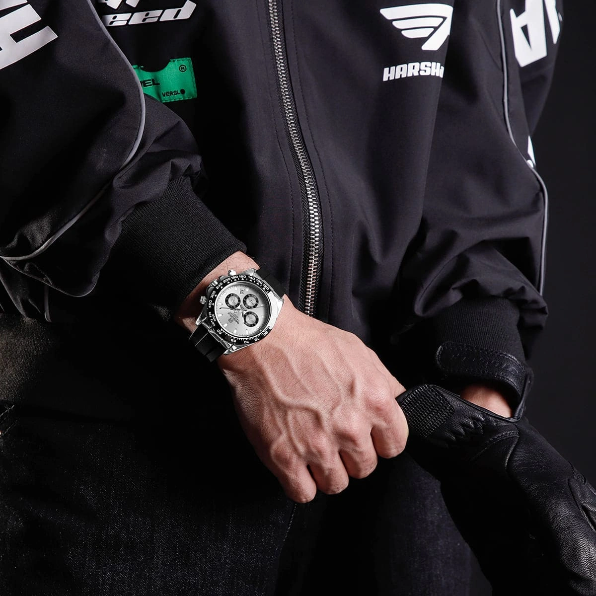 Naviforce Watch For Men NF8054-S-W-B